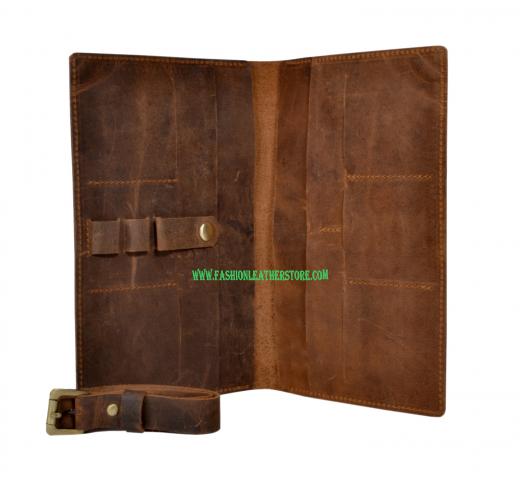 New Design Hunter Leather Passport ,Credit Card/Id Holder Money Purse
